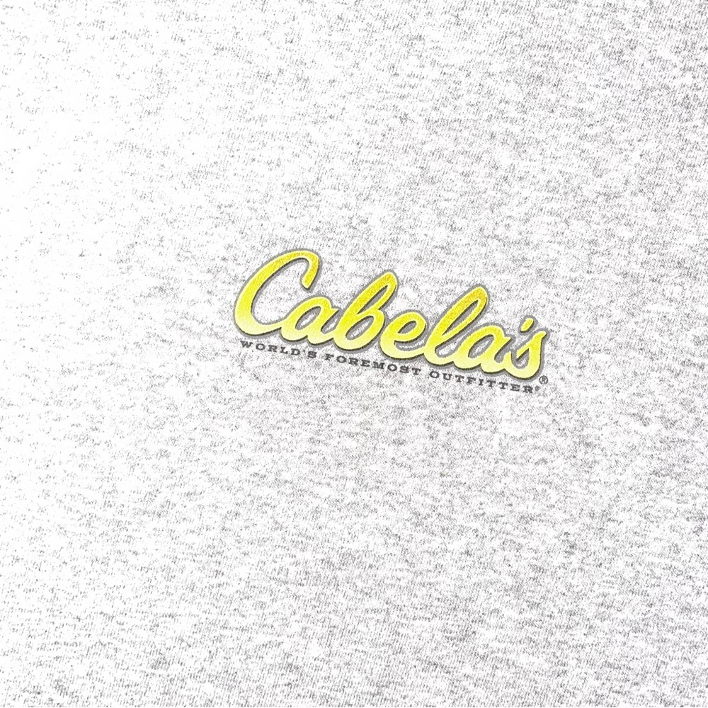 Cabela’s Gray Graphic Tees 2XL Duo Pack Fish Graphic Shirt Deer Outdoor - Picture 12 of 15